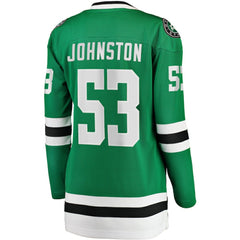 NHL Wyatt Johnston Dallas Stars Fanatics Women's Home Breakaway Player Jersey - Kelly Green