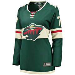 NHL Brock Faber Minnesota Wild Fanatics Women's Home Breakaway Player Jersey - Green
