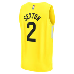 NBA Collin Sexton Utah Jazz Youth Fast Break Player Jersey - Icon Edition - Yellow