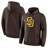 San Diego Padres Fanatics Primary Logo Legacy Hoodie - Brown Hoodies