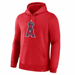 Los Angeles Angels Fanatics Primary Logo Legacy Hoodie - Red Hoodies