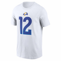 Puka Nacua Los Angeles Rams Player Name & Number T-Shirt White