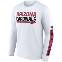 Arizona Cardinals Two-Pack 2023 Schedule T-Shirt Combo Set Cardinal/White