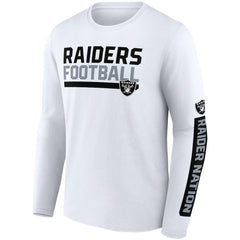 Las Vegas Raiders Two-Pack 2023 Schedule T-Shirt Combo Set Black/White