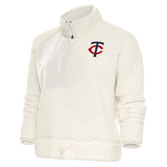 Minnesota Twins Antigua Women's Fusion Pullover - White Pullover