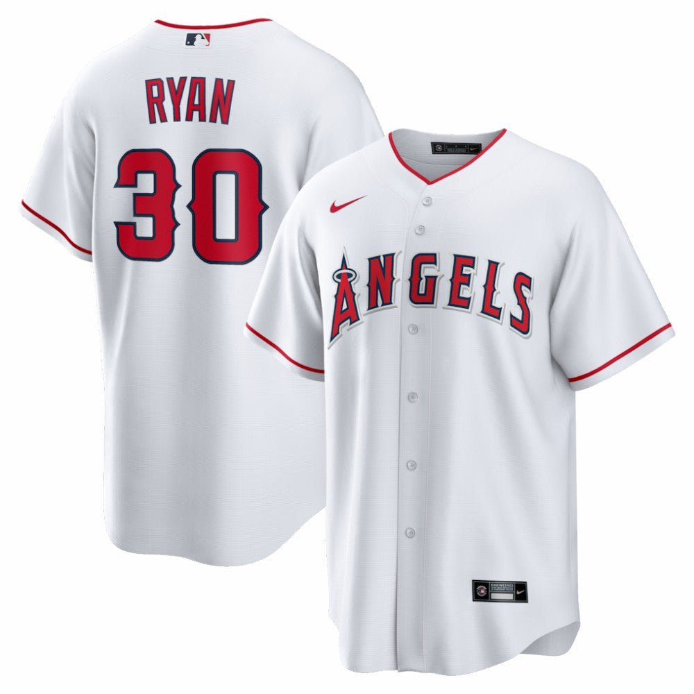 MLB Nolan Ryan Los Angeles Angels Nike Home Retired Player Replica Jersey - White