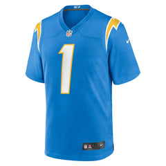 NFL Quentin Johnston Los Angeles Chargers Game Player Jersey - Powder Blue