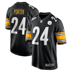 NFL Joey Porter Jr. Pittsburgh Steelers Game Jersey - Black
