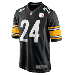 NFL Joey Porter Jr. Pittsburgh Steelers Game Jersey - Black