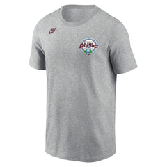 Philadelphia Phillies Nike Cooperstown Collection T-Shirt - Heather Gray T-shirts