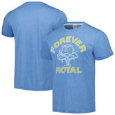 Kansas City Royals Homage Doodle Collection Forever Royal Tri-Blend T-Shirt - Light Blue T-shirts