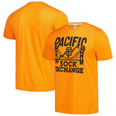 San Francisco Giants Homage Doodle Collection Pacific Sock Exchange Tri-Blend T-Shirt - Orange T-shirts