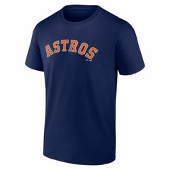 Houston Astros Logo Athletic Wordmark T-Shirt - Navy T-shirts