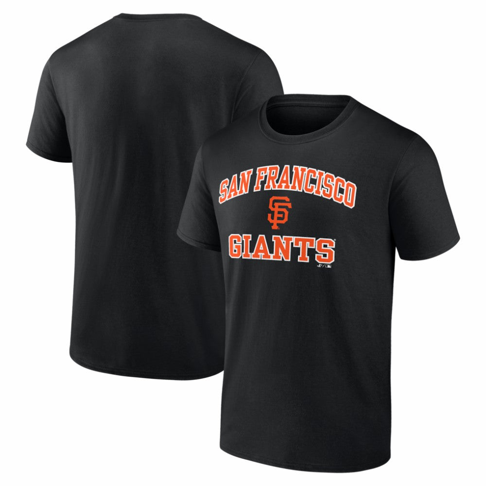 San Francisco Giants Logo Athletic Heart and Soul T-Shirt - Black T-shirts