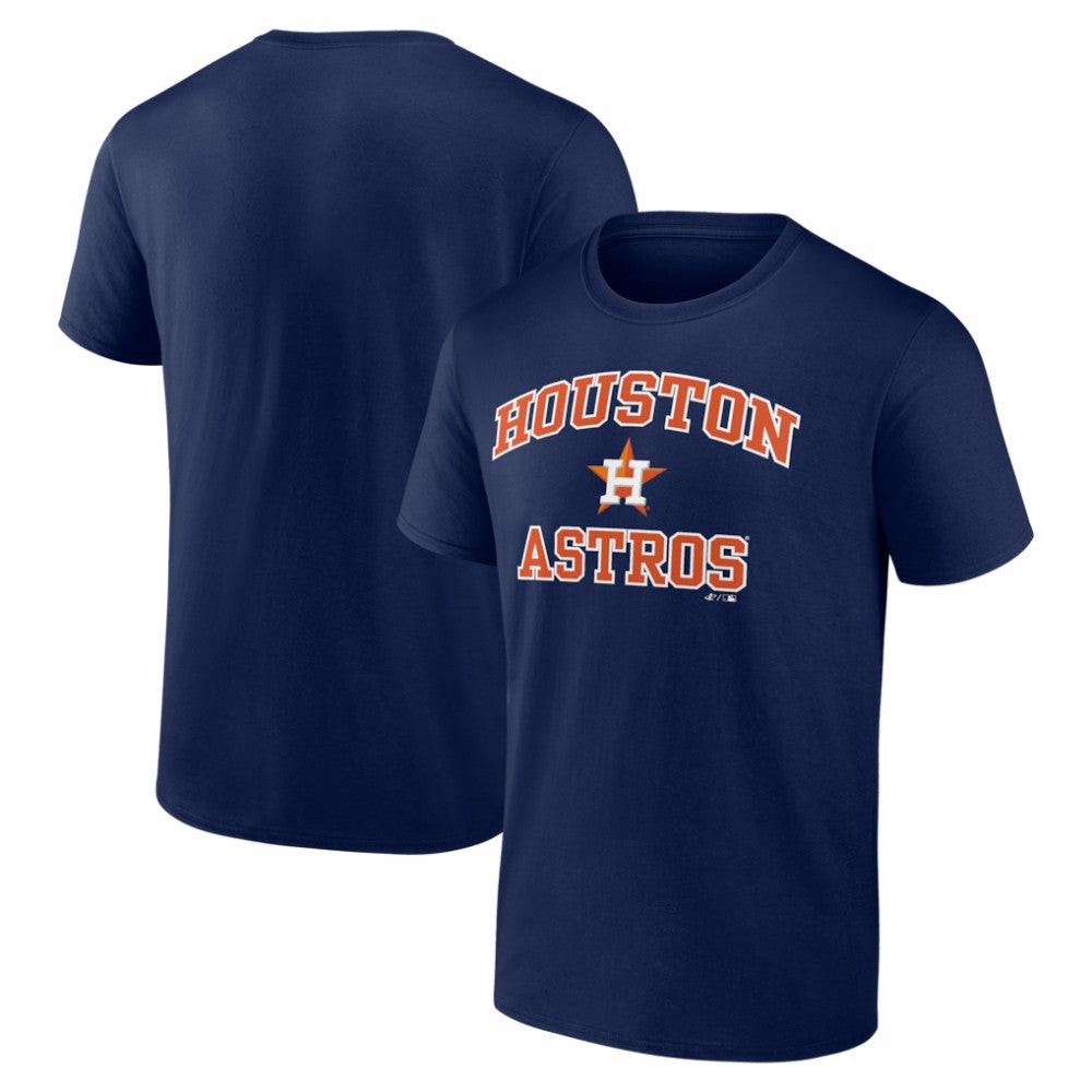 Houston Astros Logo Athletic Heart and Soul T-Shirt - Navy T-shirts