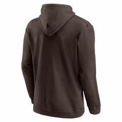 San Diego Padres Logo Athletic Wordmark Hoodie - Brown Hoodies