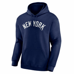 New York Yankees Logo Athletic Wordmark Hoodie - Navy Hoodies