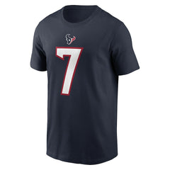 C.J. Stroud Houston Texans Player Name & Number T-Shirt Navy