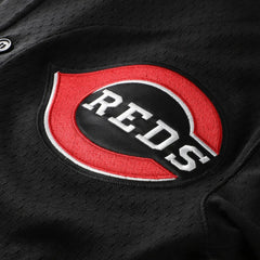 MLB Ken Griffey Jr. Cincinnati Reds Mitchell & Ness Big & Tall Cooperstown Mesh Batting Practice Jersey - Black