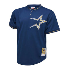 MLB Craig Biggio Houston Astros Mitchell & Ness 1991 Cooperstown Collection Mesh Pullover Jersey - Navy