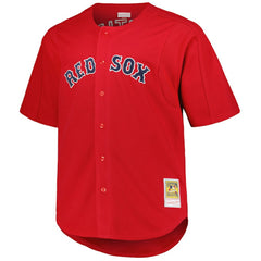 MLB David Ortiz Boston Red Sox Mitchell & Ness Big & Tall Cooperstown Mesh Batting Practice Jersey - Red