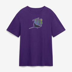 Tampa Bay Rays Fanatics Alternate Logo Legacy T-Shirt - Purple T-shirts