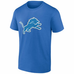 Aidan Hutchinson Detroit Lions Player Icon Name & Number T-Shirt Blue