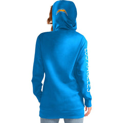 Los Angeles Chargers G-III 4Her by Carl Banks Women's Extra Inning Pullover Hoodie Powder Blue