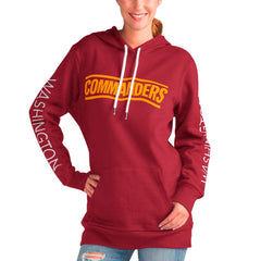 Washington Commanders G-III 4Her by Carl Banks Women's Extra Inning Pullover Hoodie Burgundy
