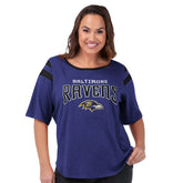 Baltimore Ravens G-III 4Her by Carl Banks Women's Plus Size Linebacker T-Shirt Purple