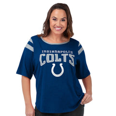Indianapolis Colts G-III 4Her by Carl Banks Women's Plus Size Linebacker T-Shirt Royal
