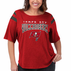 Tampa Bay Buccaneers G-III 4Her by Carl Banks Women's Plus Size Linebacker T-Shirt Red