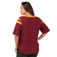 Washington Commanders G-III 4Her by Carl Banks Women's Plus Size Linebacker T-Shirt Burgundy