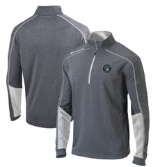 Milwaukee Brewers Columbia Omni-Wick Shotgun 2.0 Quarter-Zip Pullover Top - Charcoal/White Pullover
