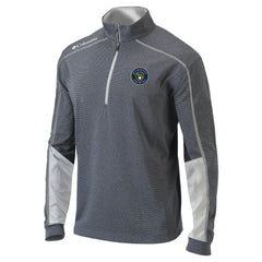 Milwaukee Brewers Columbia Omni-Wick Shotgun 2.0 Quarter-Zip Pullover Top - Charcoal/White Pullover
