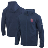 St. Louis Cardinals Columbia Omni-Wick It's Time Full-Zip Jacket - Navy Jackets