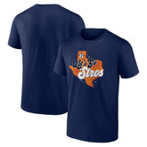 Houston Astros Hometown Collection Texas Scripty T-Shirt - Navy T-shirts