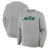 New York Jets Primary Logo Legacy Sweatshirt Heather Gray