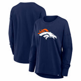 Denver Broncos Women's Essential Long Sleeve T-Shirt Navy