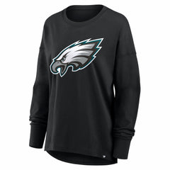 Philadelphia Eagles Women's Essential Long Sleeve T-Shirt Black