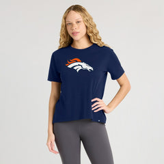Denver Broncos Women's Essential Legacy T-Shirt Navy