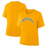 Los Angeles Chargers Women's Essential Legacy T-Shirt Gold