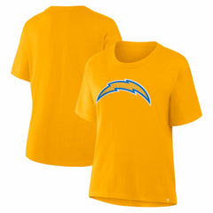 Los Angeles Chargers Women's Essential Legacy T-Shirt Gold