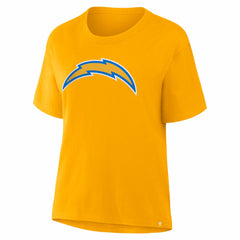 Los Angeles Chargers Women's Essential Legacy T-Shirt Gold