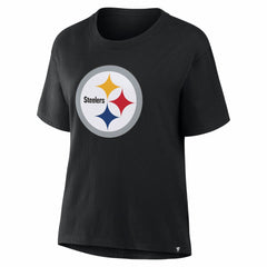 Pittsburgh Steelers Women's Essential Legacy T-Shirt Black