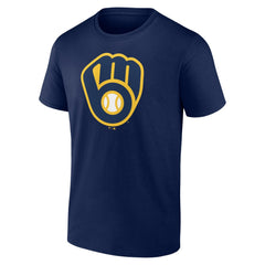 Christian Yelich Milwaukee Brewers Player Icon Name & Number T-Shirt - Navy T-shirts