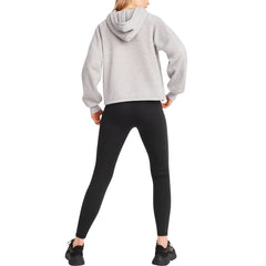Los Angeles Rams DKNY Sport Women's Debbie Dolman Raglan Pullover Hoodie Heather Gray