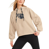 Tennessee Titans DKNY Sport Women's Debbie Dolman Raglan Pullover Hoodie Cream