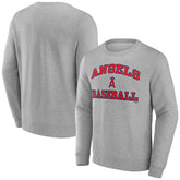 Los Angeles Angels Heart & Soul Pullover Sweatshirt - Heather Gray Pullover
