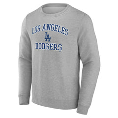 Los Angeles Dodgers Heart & Soul Pullover Sweatshirt - Heather Gray Pullover
